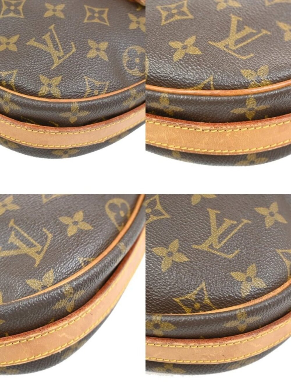 LOUIS VUITTON Jeune Fille GM Shoulder Bag Monogram Leather Brown M51225 61YJ067 - Picture 6 of 16